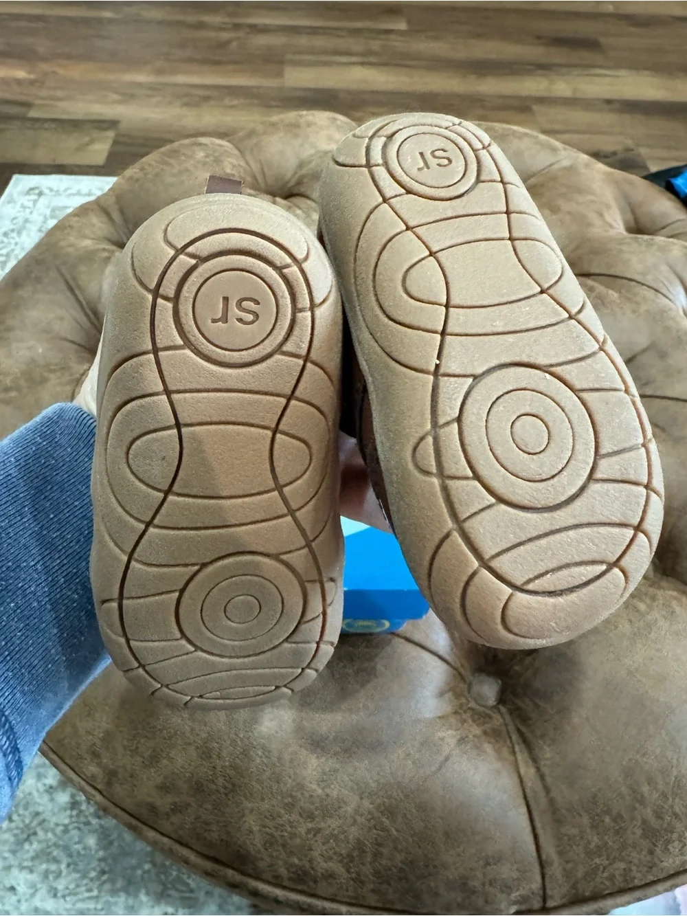 Stride Rite Brown Toddler Casual Sneakers with Tan Accents